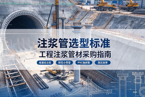 三元注浆管选型标准