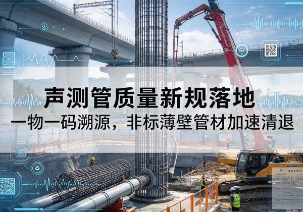 三元声测管质量新规落地，一物一码溯源，非标薄壁管材加速清退