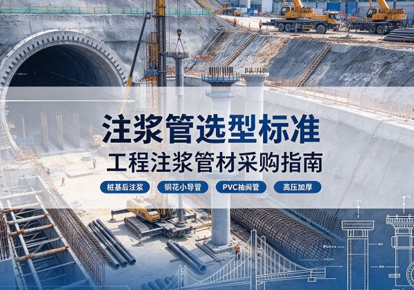 三元注浆管选型标准